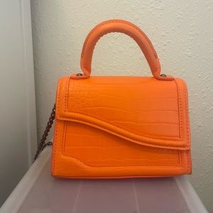 Orange Zara bag
